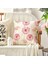 Bahar Yastık Kılıfı 18X18 4'lü Set, Bahar Çiçekleri Çiftlik Evi Atma Yastık Kılıfı, Ev Kanepe Dekoru A (Yurt Dışından) 5