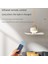 Taşınabilir Tavan Vantilatörleri LED Aydınlatma ile 7200 Mah Açık Kamp Fan Çadır Soğutucu Şarj Edilebilir Elektrikli Uzaktan Kumanda (Yurt Dışından) 1