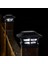 6x Güneş Direk Başlığı Işıkları 2 Aydınlatma Modu LED Güverte Çit Başlığı Işıkları 4x4 Ahşap Direkler Için Bahçe Dekorasyon Sıcak Siyah (Yurt Dışından) 3