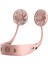 Taşınabilir Boyun Fanı Boyun Bandı USB Şarj Edilebilir Dış Mekan Seyahatleri Için Mükemmel Ofis Hava Soğutucu Klima Fan-Pembe (Yurt Dışından) 5