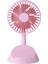 Mini USB Şarj Cep Telefonu Braketi Küçük Fan 180 Derece Dönen Dilsiz Üç Hız Ayarlanabilir Masaüstü Ofis Fanı-Pembe (Yurt Dışından) 5