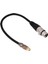 3 Pin Xlr Dişi Rca Dişi Jack Kurşun Ses Kompozit Uzatma Adaptör Kablosu Konektörü ile Uyumlu Mikrofon Amplifikatör (Yurt Dışından) 2