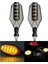 1pair 30LEDS 12V Motosiklet Dönüş Sinyali Su Geçirmez Yanıp Sönen Ön Arka Göstergeler (Amber) (Yurt Dışından) 2