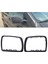 1 Çift Araba Siyah Dikiz Aynası Kapağı Yan Ayna Çerçevesi Değiştirme ile UYUMLU-E53 X5 2000-2006 (Yurt Dışından) 4