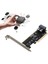 Pcıe Adaptör Kartı Pcıe X8 - Çift Bağlantı Noktalı U2 SFF8639 Arayüzü Nvme Katı Hal Sürücü Adaptör Kartı (Yurt Dışından) 5