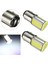 4 x 1157 BAY15D Cob LED Araç Park Lambası Fren Lambası Yanıp Sönen Kuyruk Lambası Dc 12V Beyaz (Yurt Dışından) 4