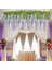 16PCS Yapay Wisteria Asılı Çiçekler Çelenk Wisteria Yapay Çiçekler Düğün Süslemeleri Için Bahçe (Mor) (Yurt Dışından) 2