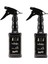 2x 650ML Kuaförlük Sprey Şişesi Salon Berber Saç Araçları Saç Kesme Su Püskürtücü Siyah (Yurt Dışından) 1