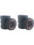 2x 1:10 Araba 75MM Kauçuk Lastikler ve 1/10 Ölçekli 94123 Rc Yol Arabası Için Jantlar (Yurt Dışından) 1