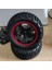 2x 1:10 Araba 75MM Kauçuk Lastikler ve 1/10 Ölçekli 94123 Rc Yol Arabası Için Jantlar (Yurt Dışından) 2