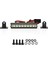 Rc Araba Tavan Lambası 9/18/25 LED Işık Çubuğu 1/10 Rc Paletli Trx4 Eksenel SCX10 90046 SCX24 Wrangler D90 Gövde, 146MM (Yurt Dışından) 3