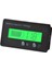 LCD Kapasite Monitör Ölçer Ölçer, Su Geçirmez 12V/24V/36V/48V Kurşun Asit Durum Göstergesi, Lityum Kapasite Test Cihazı Gerilim Ölçer Monitör Yeşil Arka Işık (Yurt Dışından) 1