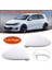 2x Uyumlu - Golf 7 Mk7 - 2014 2015 2016 17 2018 Ön Beyaz Dikiz Yan Kanat Ayna Kapağı Kapağı 5G0857538E (Yurt Dışından) 2