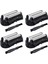4x 32B Tıraş Başlığı Değiştirme Braun 32B Serisi 3 301S 310S 320S 330S 340S 360S 380S 3000S 3020S 3040S 3080S (Yurt Dışından) 1