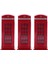 3x Metal Kırmızı Ingiliz Ingilizcesi Londra Telefon Kulübesi Bankası Kumbara Tasarruf Potu Kumbara Kırmızı Telefon Kulübesi Kutusu 140X60X60MM (Yurt Dışından) 5