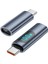 2 Adet USB C Adaptörü LED Ekran Pd 100W Erkek Kadın Hızlı Güç Ölçer Test Cihazı, Usb-C Şarj Cihazı Monitör Genişletici Adaptör (Yurt Dışından) 1