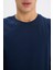 Slim Fit Dar Kesim Bisiklet Yaka Uzun Kollu Üst Z2771AZ25SP 5