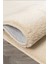 Krem Post Peluş Tavşan Tüyü Kaymaz Taban Makinede Yıkanabilir Toz Vermez Halı Yolluk Kilim 2