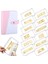 Pembe Beyaz Tarzı A6 Pu Deri Cüzdan Bütçe Nakit Zarfları Kişisel Organizer 12 Dosyalı Fermuarlı Cüzdanlar Için Fatura Planlayıcı, Para Biriktirme (Yurt Dışından) 1
