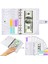 A6 Papatya Stili 15 Parça A6 Papatya Pvc Dosya Kapağı Bütçe Planlayıcı Ve 12 Şeffaf Dosya Cebi Organizatör, Renkli Etiketler Bütçe Hesaplaması Için (Yurt Dışından) 1