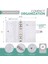 A6 Papatya Stili 15 Parça A6 Papatya Pvc Dosya Kapağı Bütçe Planlayıcı Ve 12 Şeffaf Dosya Cebi Organizatör, Renkli Etiketler Bütçe Hesaplaması Için (Yurt Dışından) 3