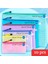 A5 Beyaz Stil A5 File Klasörleri Okul Ofis Malzemeleri Kalem Kutusu Saklama Torbaları Organizer Mesh Fermuarlı Kılıf Su Geçirmez Zip Dosya Çantası (Yurt Dışından) 5