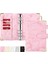 Mermer-Pembe Tarzı A6 Mermer Bütçe Defteri Dolamalı Defter, Kişisel Planlayıcı Defter Kapağı Manyetik Toka Kapanışlı (Yurt Dışından) 1