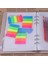 12'Li Paket-A5 Boyut Stili A5A6 Boyutlu Defter Fermuarlı Dosya Cebi Su Geçirmez Pvc Kılıf - 6-Halkalı Defter Için (Yurt Dışından) 5