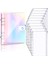 A6 Lazer-10Pcs Tarzı Yeni A6 Şeffaf Yumuşak Pvc Defter Kapaklı Planlayıcı 6-Halkalı Gezgin Defter Para Bütçe Zarf Sistemi İle Cebinizde Cep Fatura (Yurt Dışından) 1