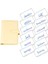 Sarı-12 Adet Tarzı A6 Gökkuşağı Yumuşak Pvc Defter Kapağı Planlayıcı Bütçe Cüzdanı Organizatör Kategoriler Fermuarlı Cüzdan Zarfları Için Fatura Planlayıcı (Yurt Dışından) 1