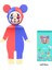 Kadın Palyaço Tarzı Yaratıcı 3D Stereo Ayraç Sevimli Karikatür Hayvan Kitap Işareti Kawaii Kedi Palyaço Ayraç Kızlar Kırtasiye Okul Malzemeleri (Yurt Dışından) 1