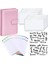 A6 Pembe-Bir Stil A6 Pu Deri Kapak Defter Bütçe Planlayıcı Organizatör, 8 Halkalı Cep, 12 Adet Gider Bütçe Sayfası Ve Alfabe Çıkartması (Yurt Dışından) 1