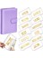 A6 Mor Tarzı A6 Pu Deri Cüzdan Bütçe Nakit Zarfları Kişisel Organizer 12 Dosyalı Fermuarlı Cüzdanlar Için Fatura Planlayıcı, Para Biriktirme (Yurt Dışından) 1