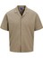 Jack Jones Erkek Pamuklu Bej Polo Yaka Gömlek 12269996 1