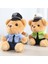 15CM Polis Ayı Peluş Kolye Anahtarlık (Yurt Dışından) 2
