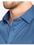 Slim Fit Likralı Düz Saten Erkek Gömlek 4
