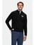 CORNING Siyah Yarım Fermuarlı Nakışlı Polar Standard Fit Erkek Sweatshirt 1