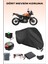 Ktm 250 Adventure Için Arka Çanta ve Kilit Uyumlu Siyah Motosiklet Branda, Güvenli 1