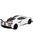 1:64 Diecast Chevrolet Corvette Z06 2023 Arctic White Model Araba 3