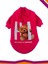 Basic Köpek Baskılı Sweatshirt Hi Pink İçi Polarlı Kıyafet 1
