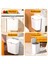 15 Litre Fonksiyonel Banyo Mutfak & Ofis Çöp Kovası - Askı Aparatlı-Duvara Asılabilir-Ergonomik Kap 3