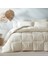 Bedding Macaron Çift Kişilik Yorgan - Yastık Set - Krem 1