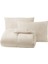 Bedding Macaron Çift Kişilik Yorgan - Yastık Set - Krem 3