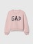 Kız Çocuk Pembe Gap Logo Vintage Soft Sweatshirt 2