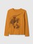 Erkek Çocuk Turuncu Grafikli T-Shirt 1