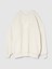 Kadın Kırık Beyaz Gap Logo Oversize Sherpa Heart Sweatshirt 1