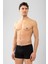 Erkek Modal Likralı Düz Boxer 1113 Siyah 3