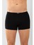 Erkek Modal Likralı Düz Boxer 1113 Siyah 4