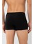 Erkek Modal Likralı Düz Boxer 1113 Siyah 5