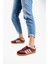 Kadın Günlük Bordo Rahat Taban Sneaker 2